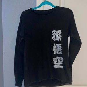 Black Dragon ball Z themed Urban outfitters Tee-shirt